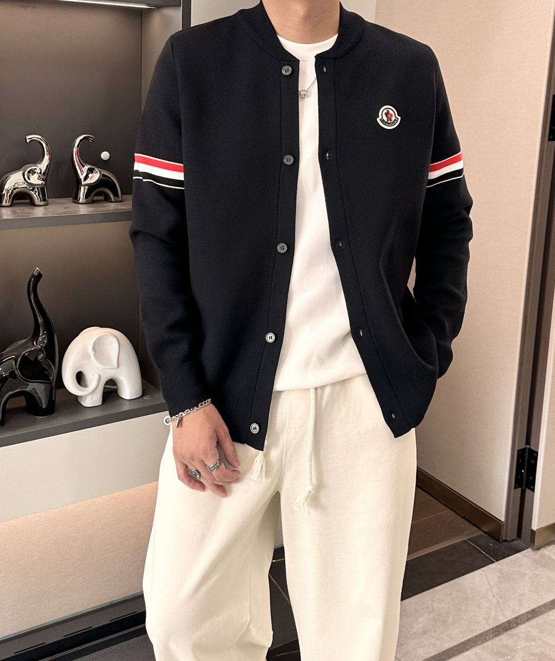 Moncler Basic Clothing Wool M-l