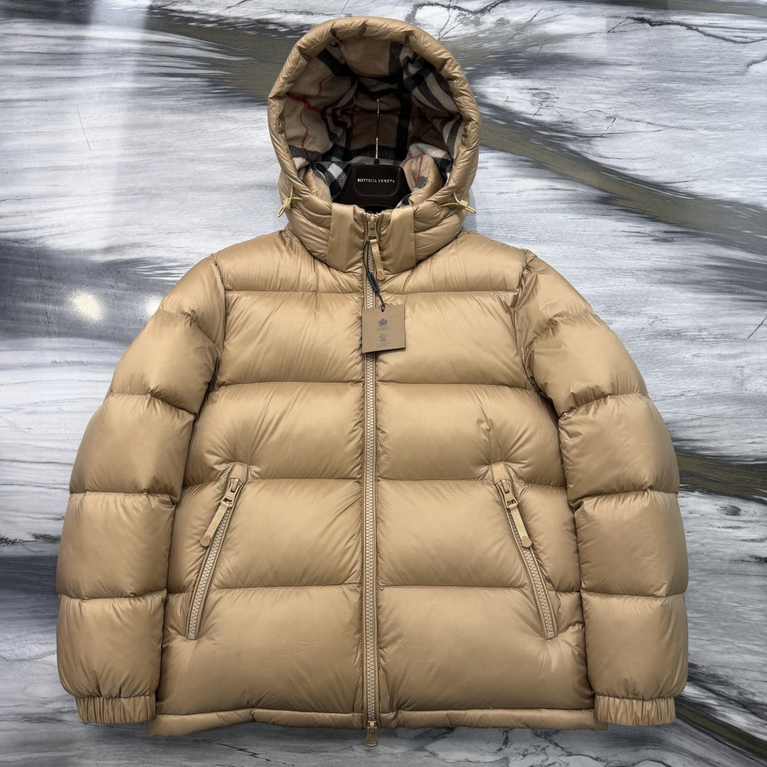 Burberry Male Down Jacket Goose Down Hooded