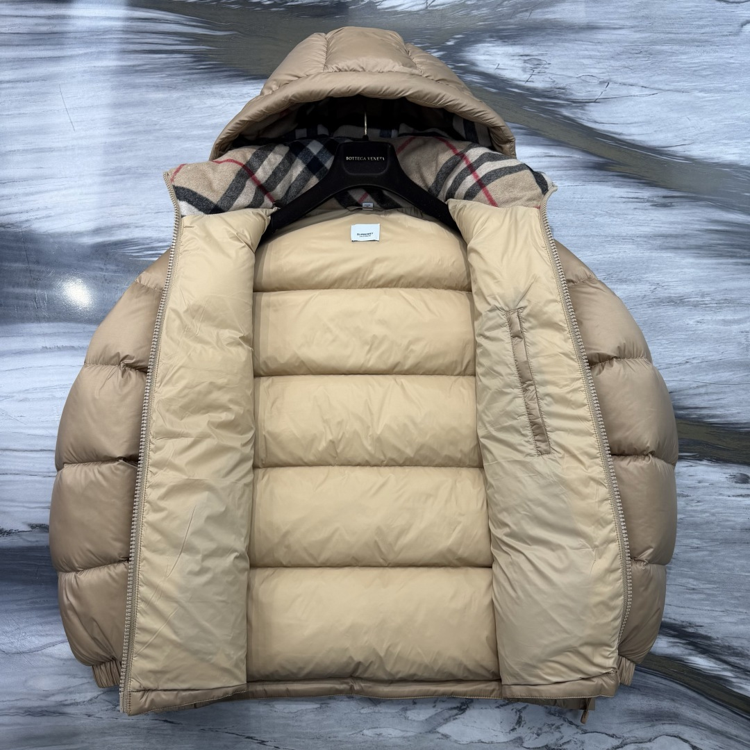 Burberry Male Down Jacket Goose Down Hooded