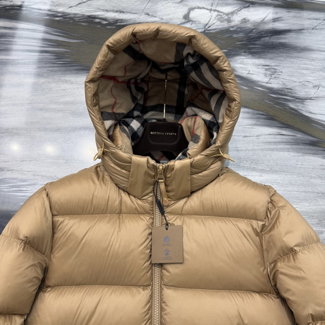 Burberry Male Down Jacket Goose Down Hooded
