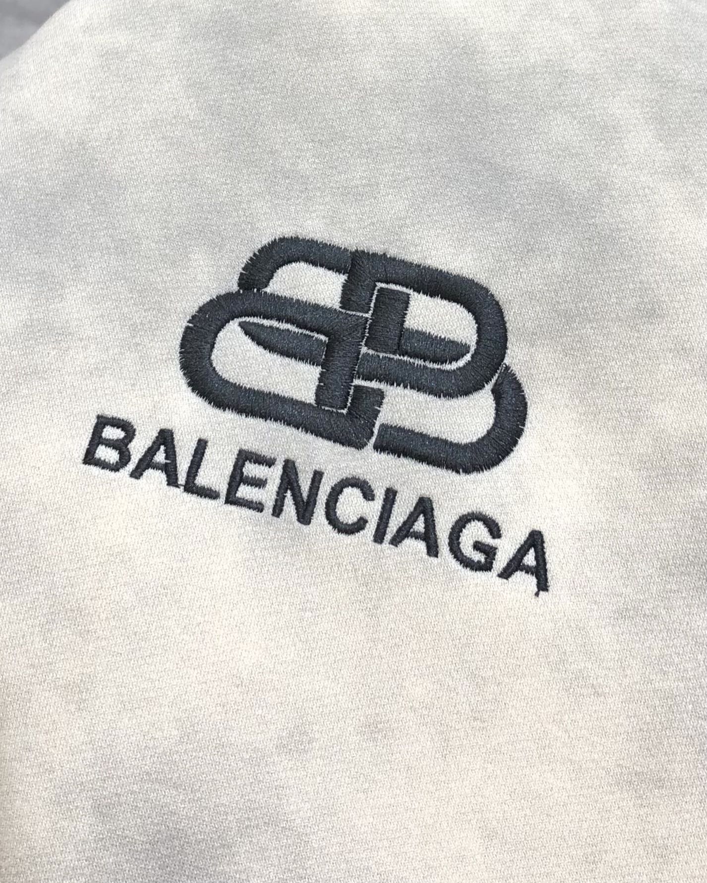 Balenciaga Male Sports Pants Cotton Black Printed M-l-xl
