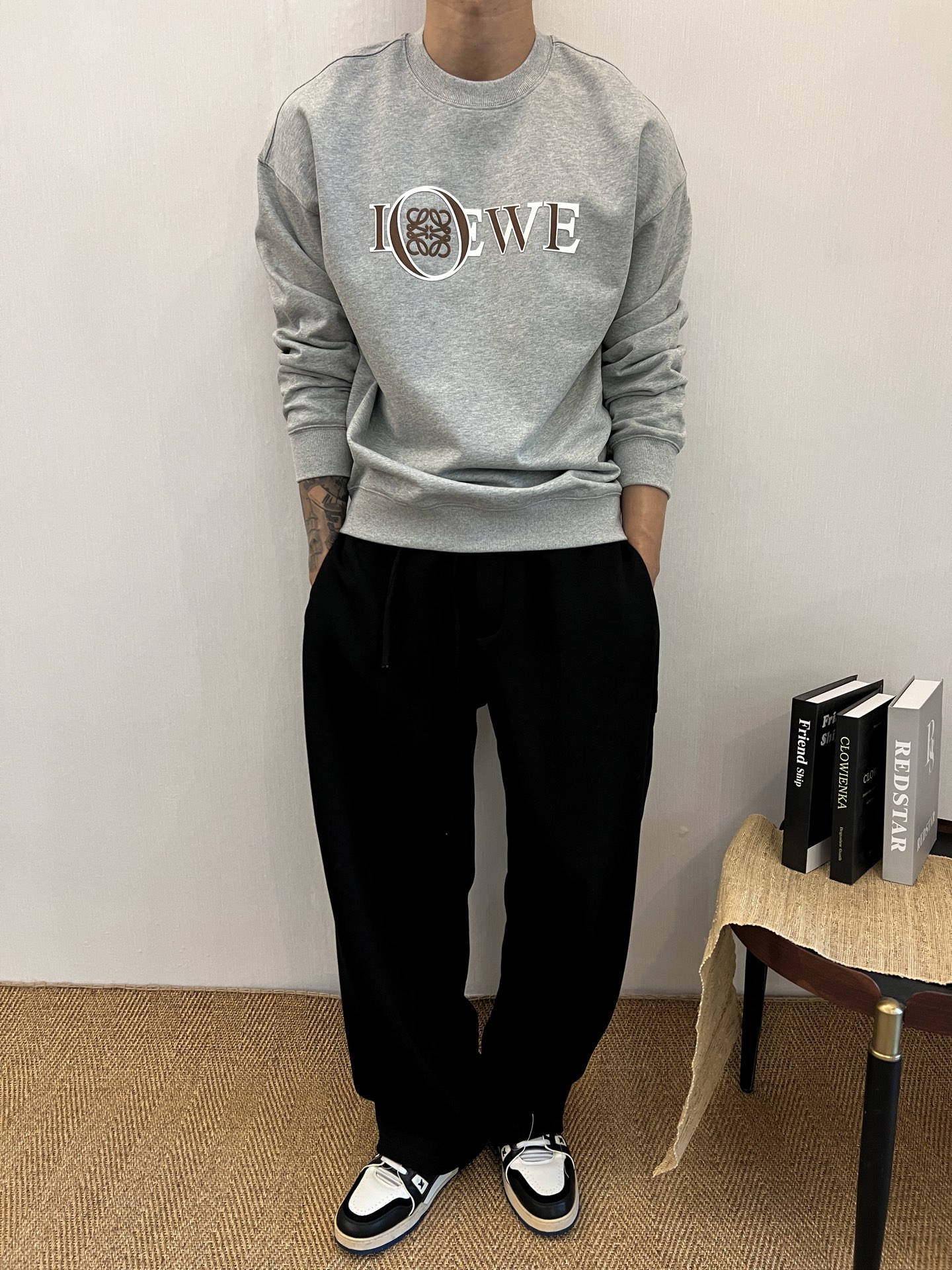 Loewe Hoodie Cotton Loose Fit S-l-xl
