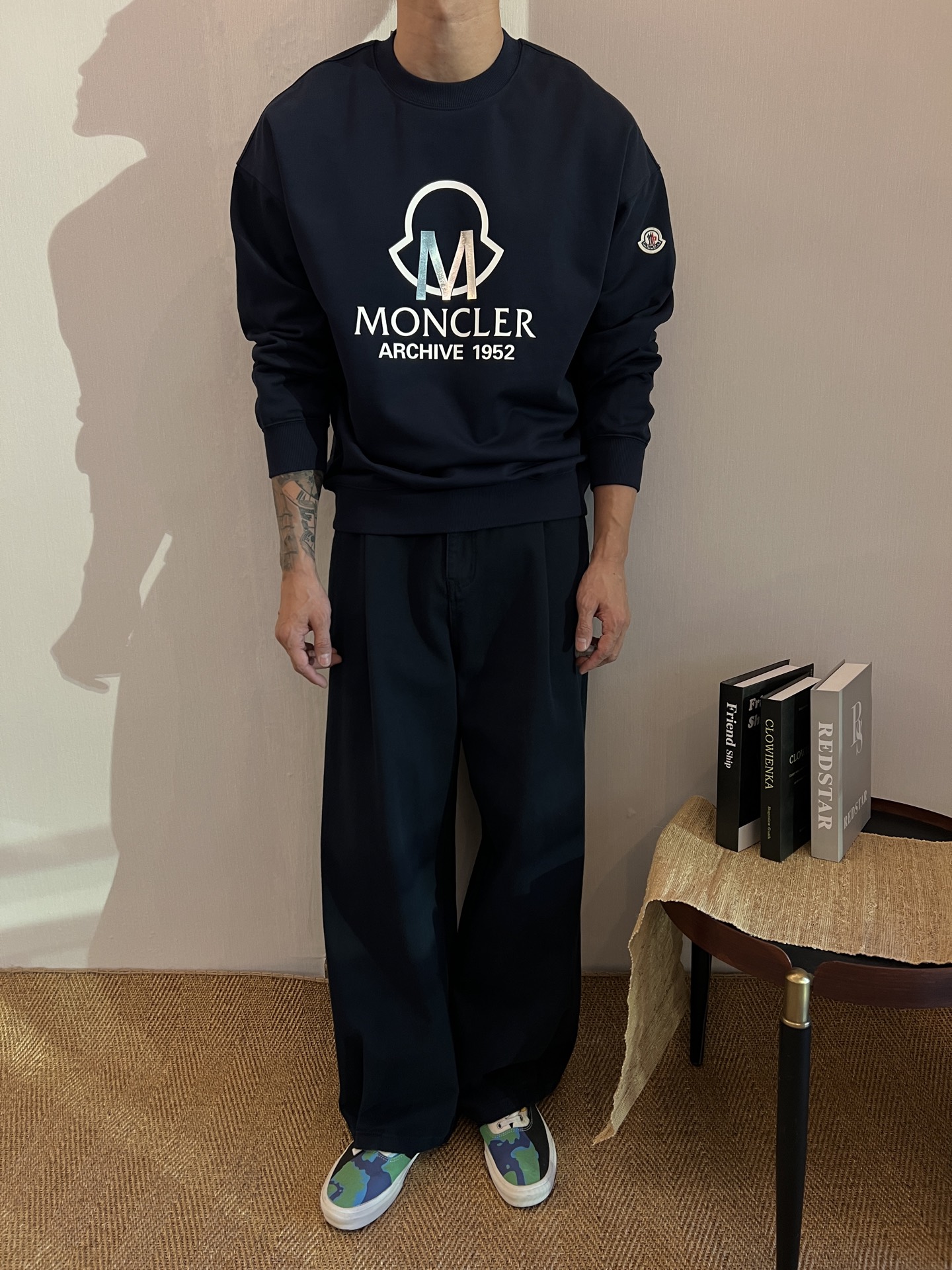 Moncler Hoodie Cotton Loose Fit S-m-l-xl