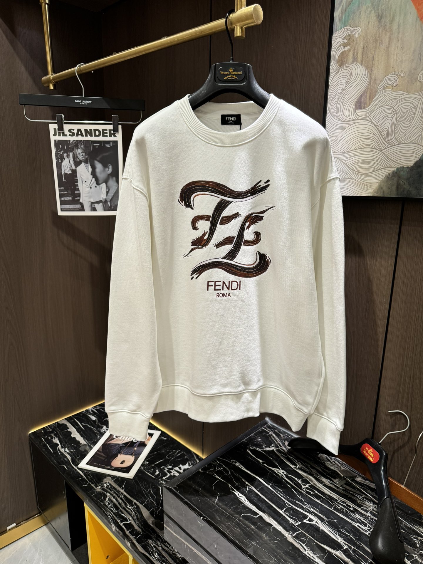 Fendi Male Hoodie Cotton S-m-xl