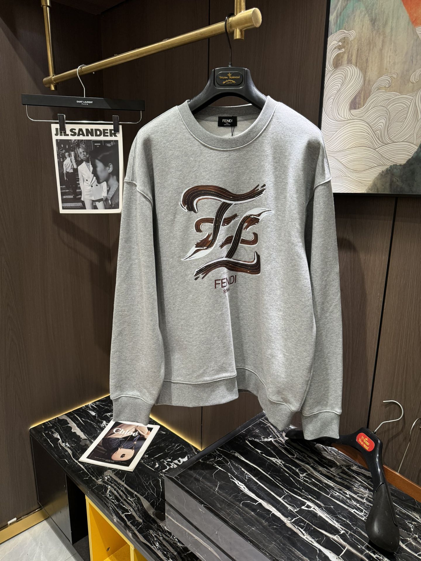 Fendi Male Hoodie Cotton S-m-xl