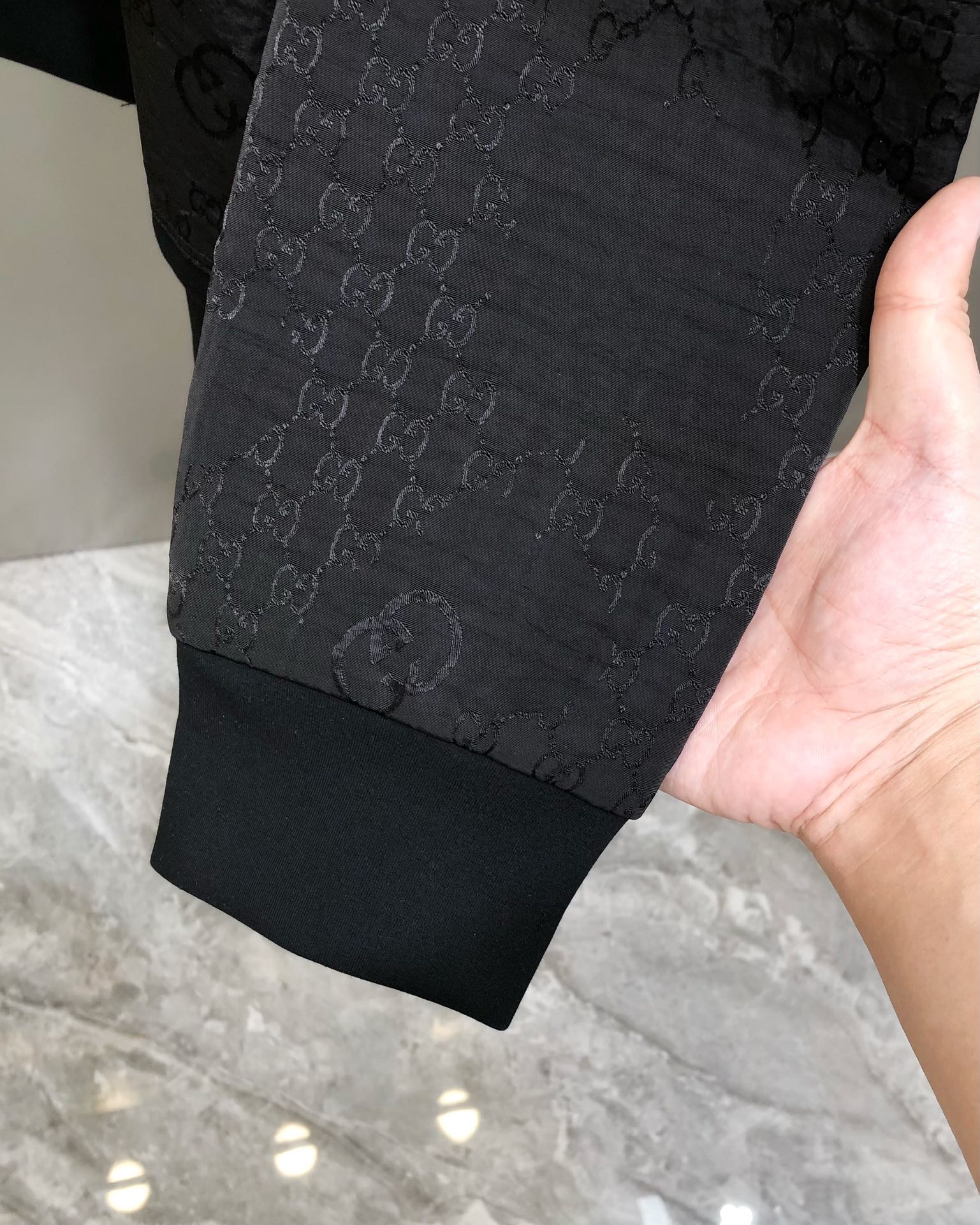 Gucci Male Sports Pants Cotton Black Printed M-l-xl