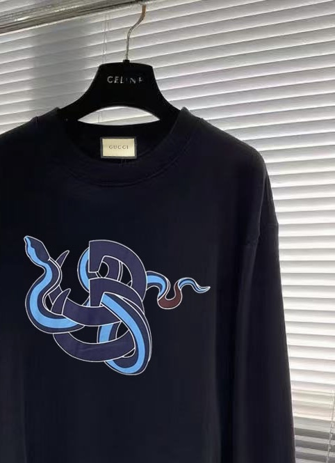 Gucci Couple Hoodie Cotton Loose Fit S-xl