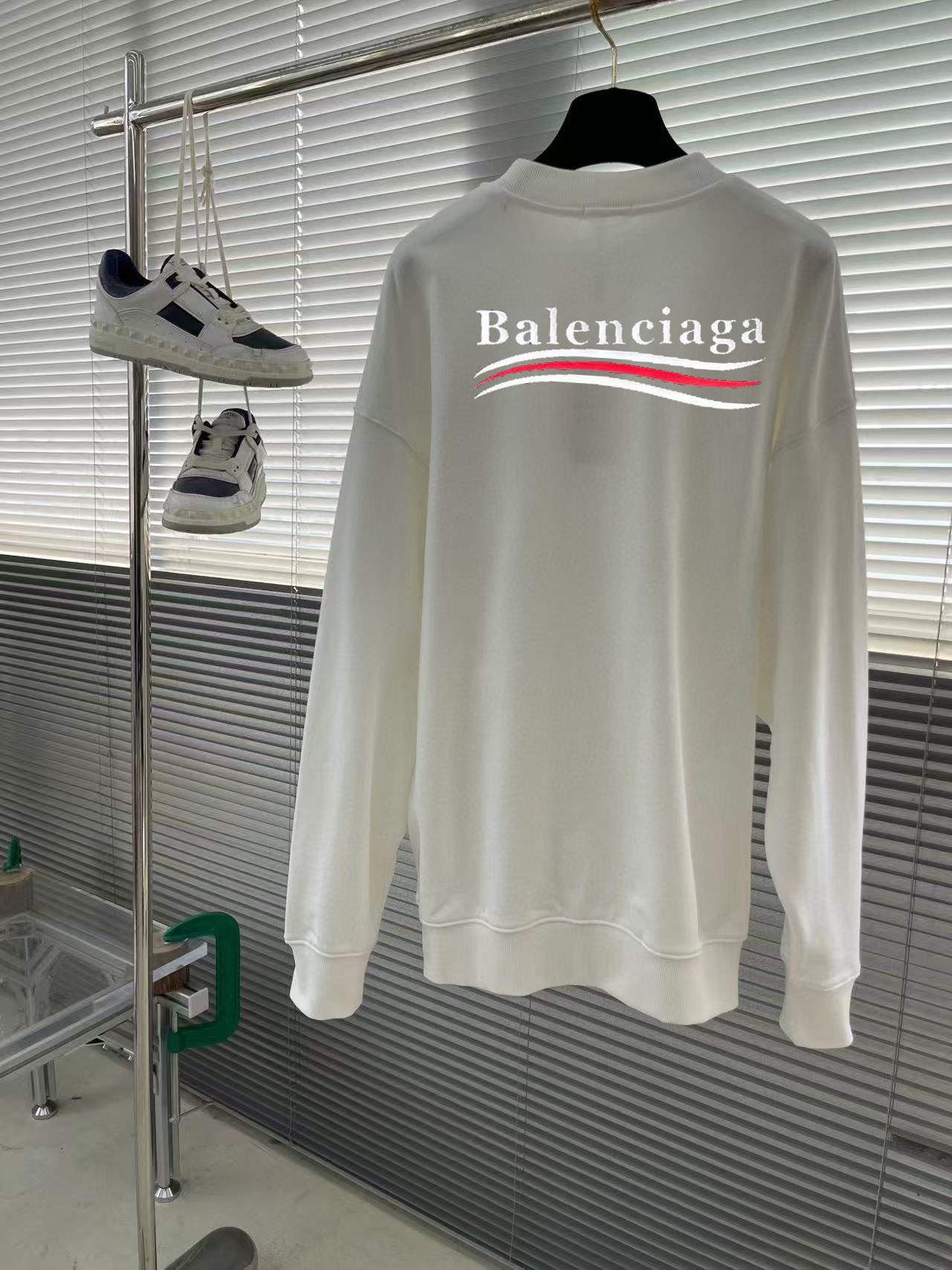 Balenciaga Couple Hoodie Cotton Loose Fit S-xl