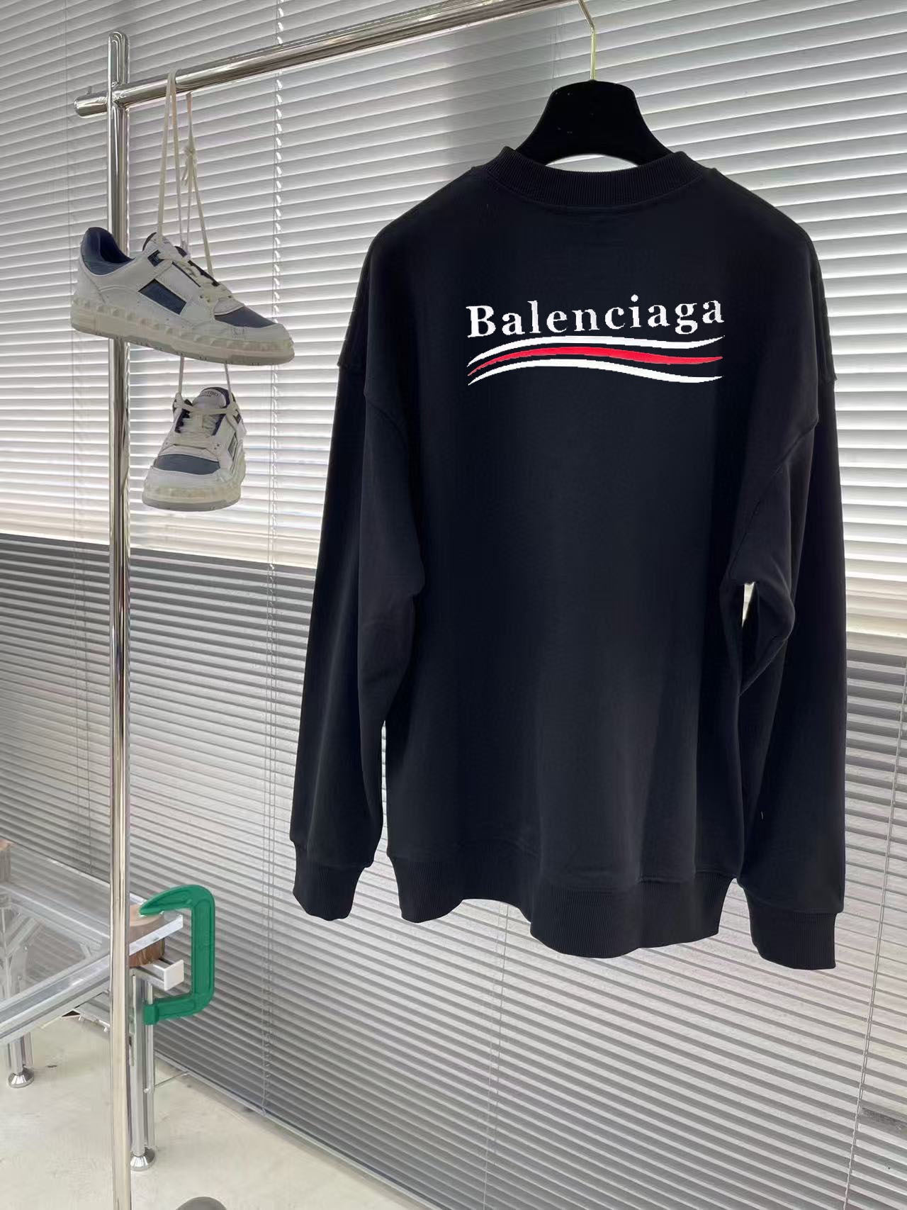 Balenciaga Couple Hoodie Cotton Loose Fit S-xl