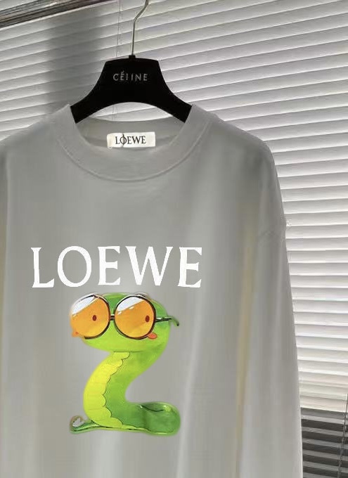 Loewe Couple Hoodie Cotton Loose Fit S-xl