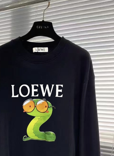 Loewe Couple Hoodie Cotton Loose Fit S-xl