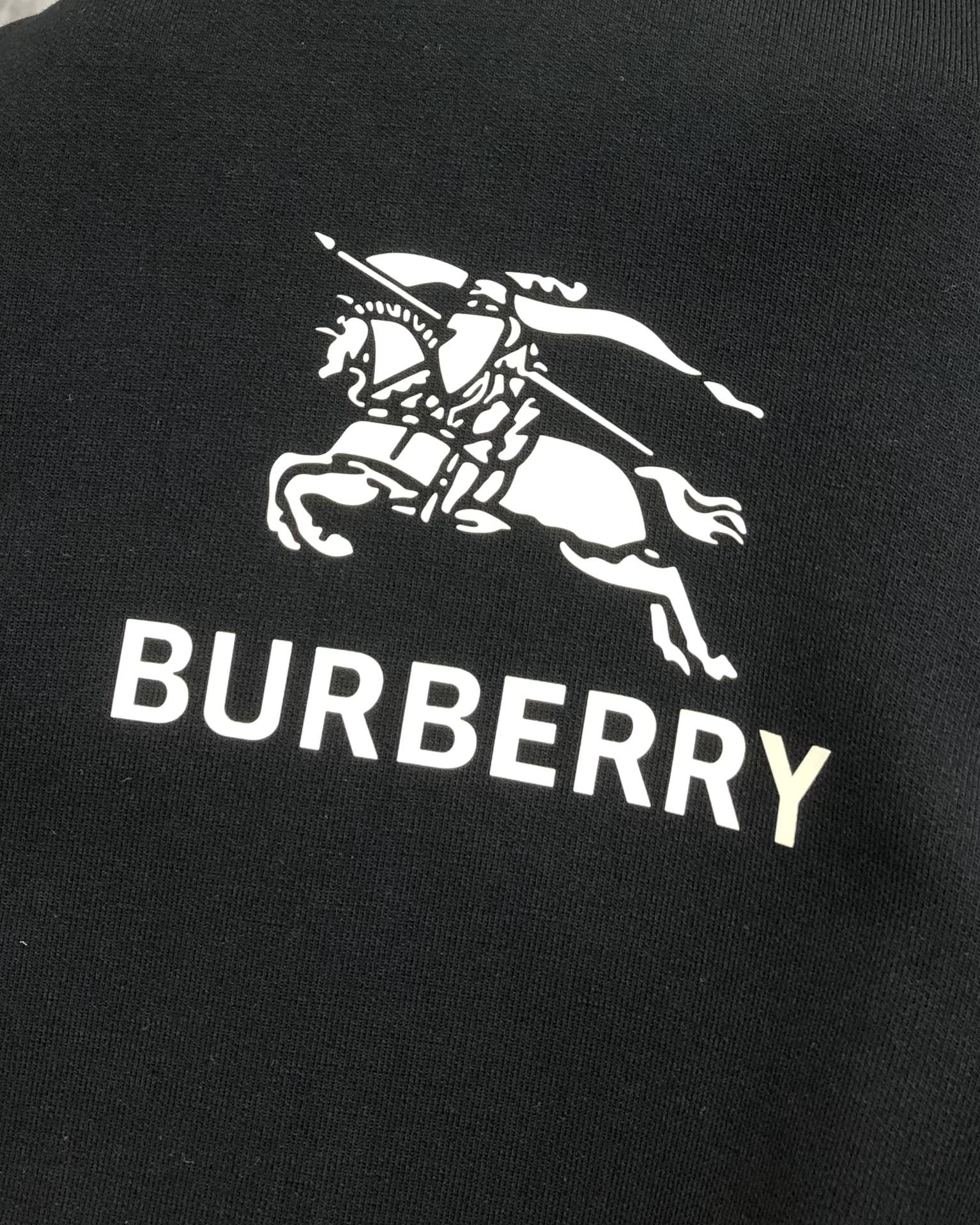 Burberry Male Sports Pants Cotton Black M-l-xl
