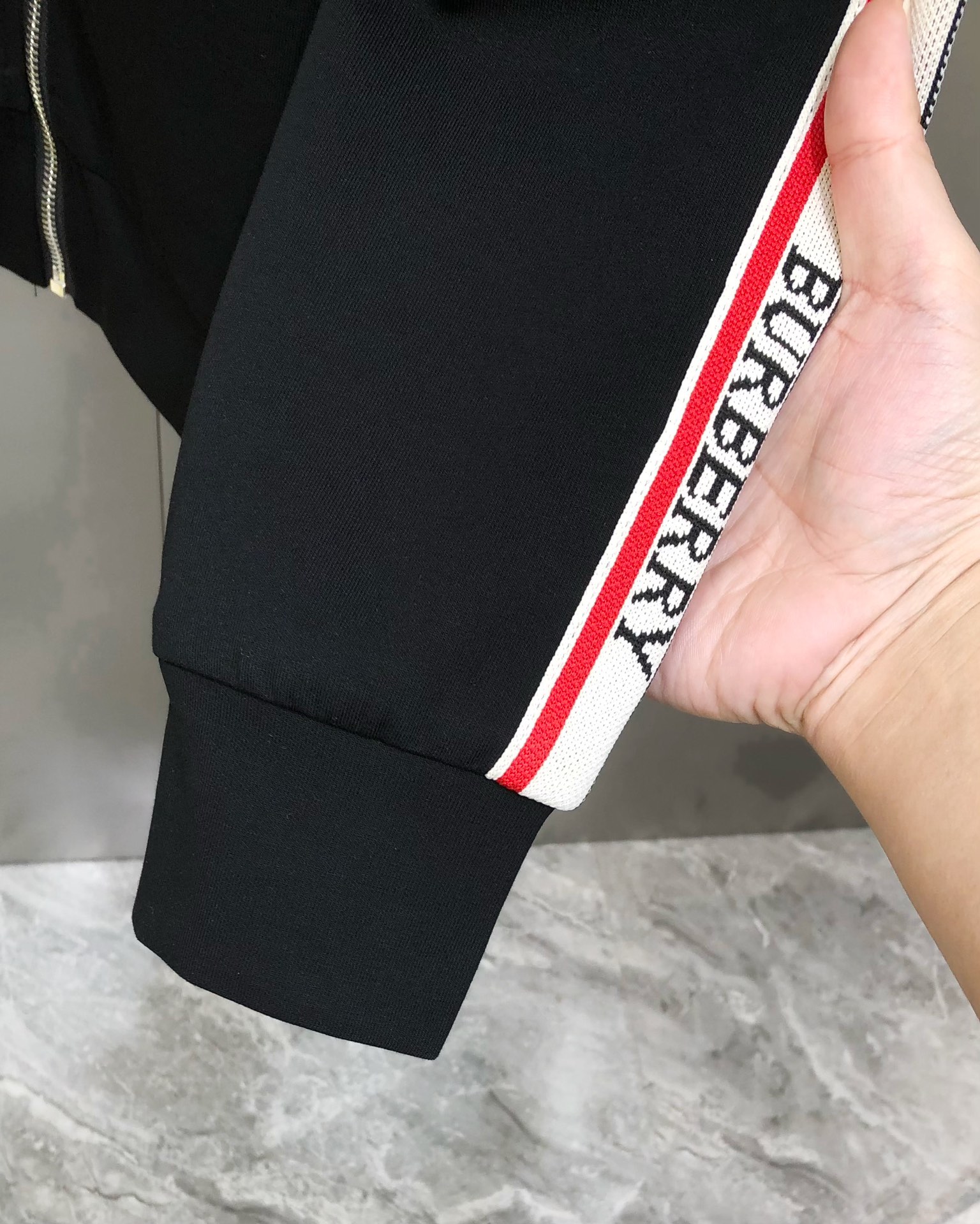 Burberry Male Sports Pants Cotton Black M-l-xl