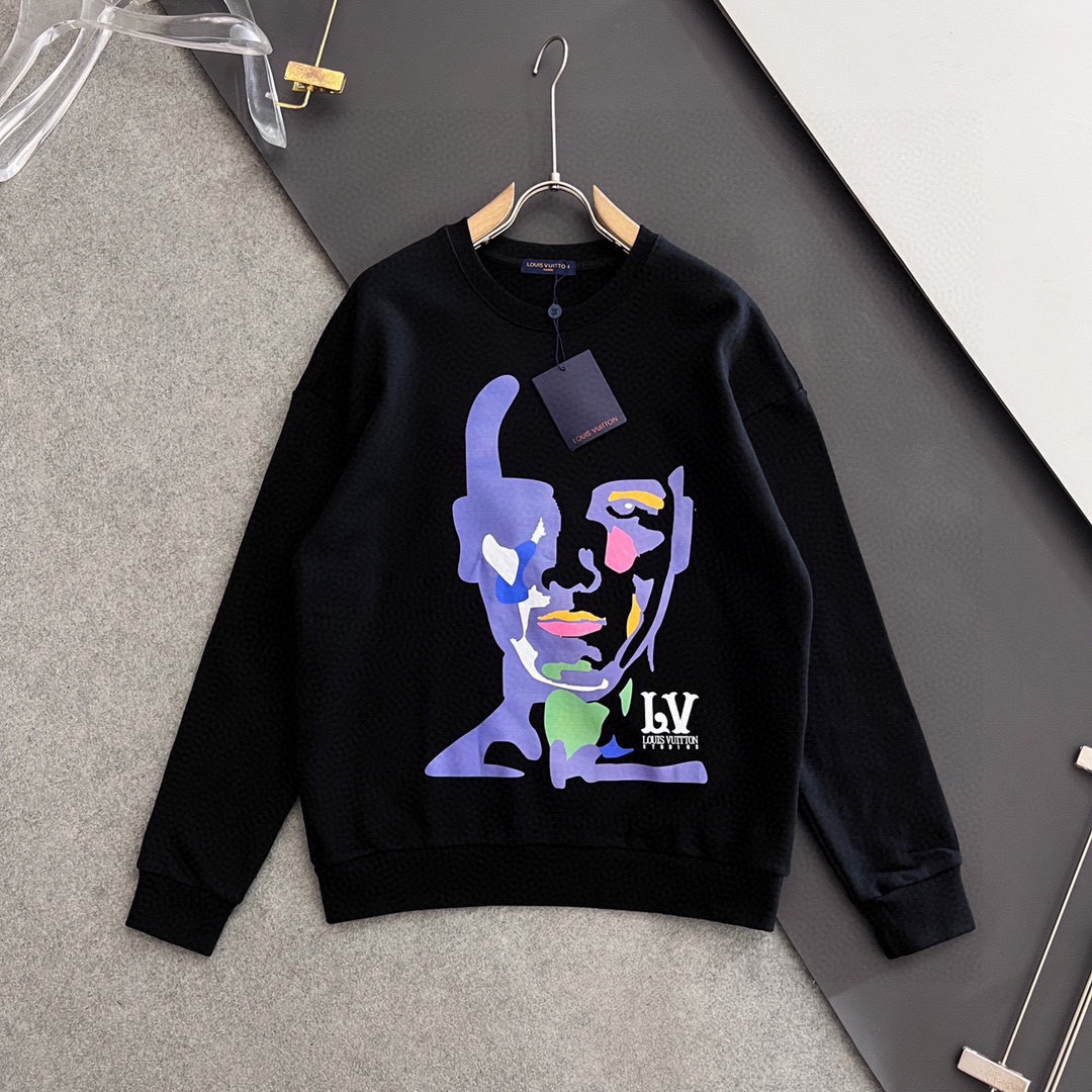 Louis Vuitton Hoodie Cotton M-xl
