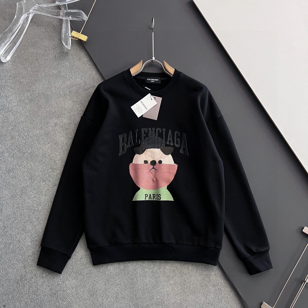 Balenciaga Hoodie Cotton M-l-xl