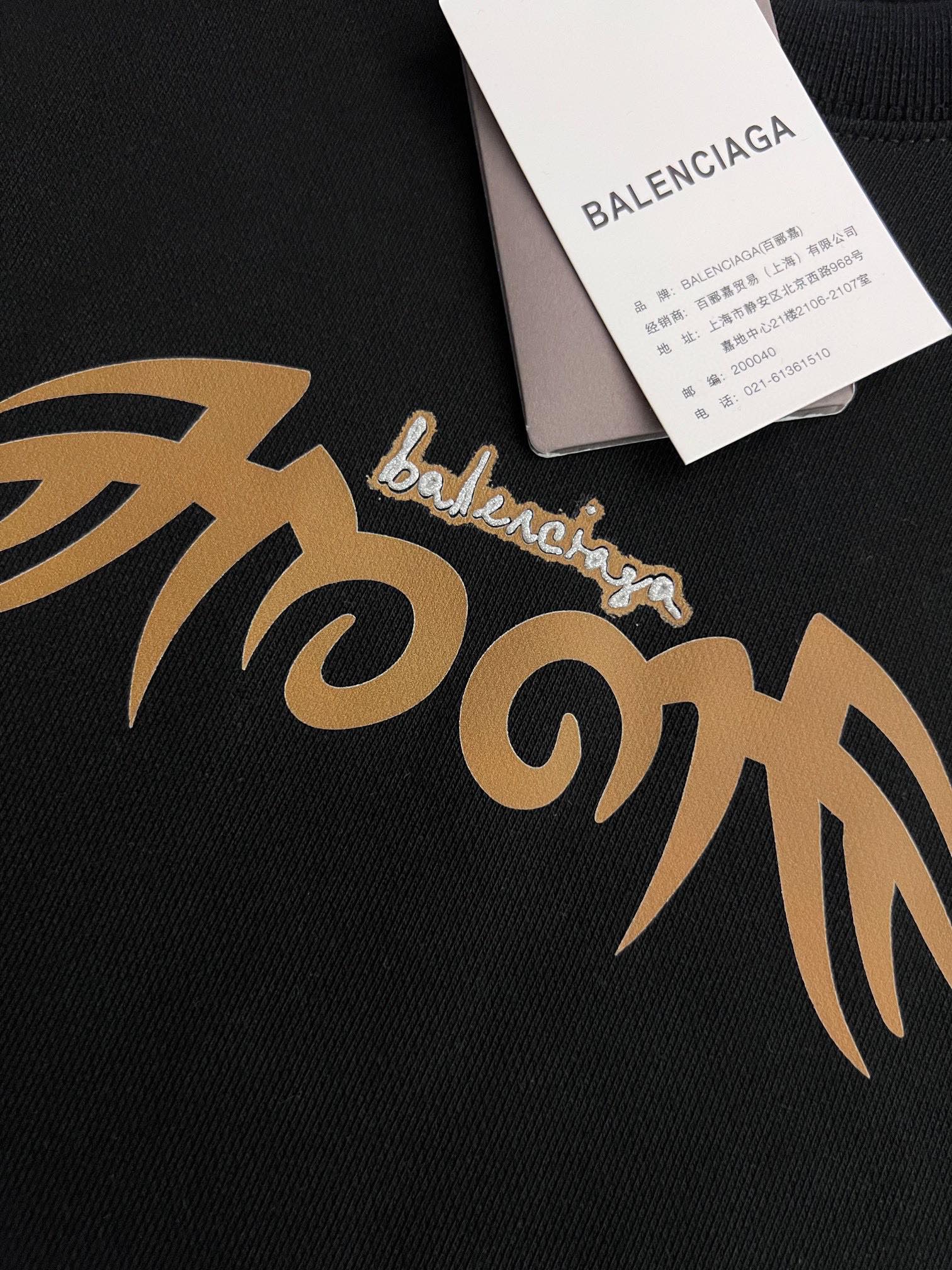 Balenciaga Hoodie Cotton M-l-xl
