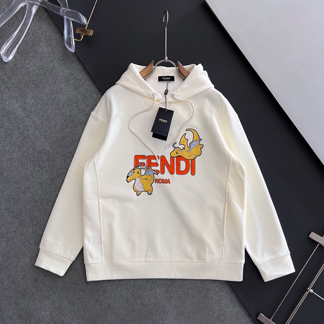 Fendi Hoodie Cotton Hooded M-xl