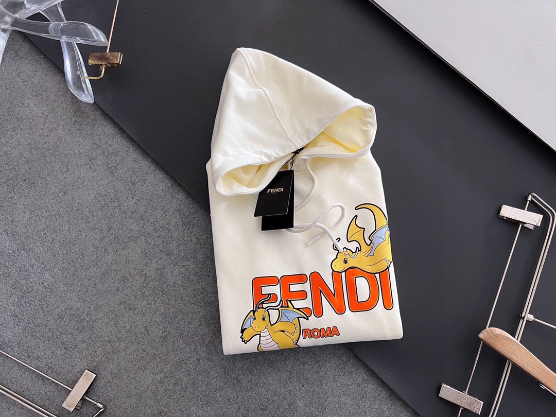 Fendi Hoodie Cotton Hooded M-xl