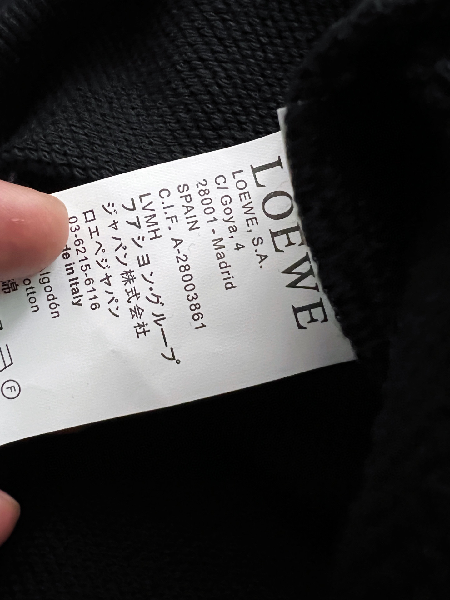 Loewe Hoodie Cotton M-l-xl