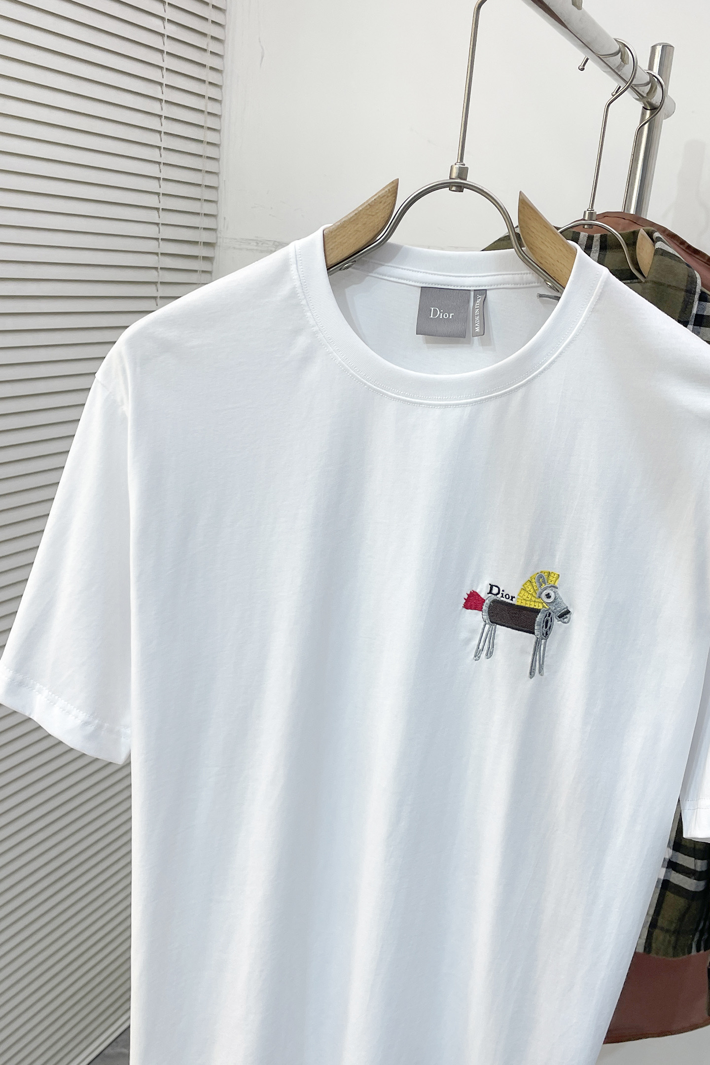 Dior Male Basic Clothing Cotton White Printed S-m-l-xl