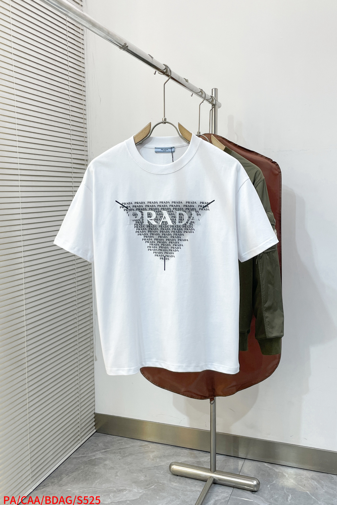 Prada Couple Basic Clothing Cotton Black S-m-l-xl