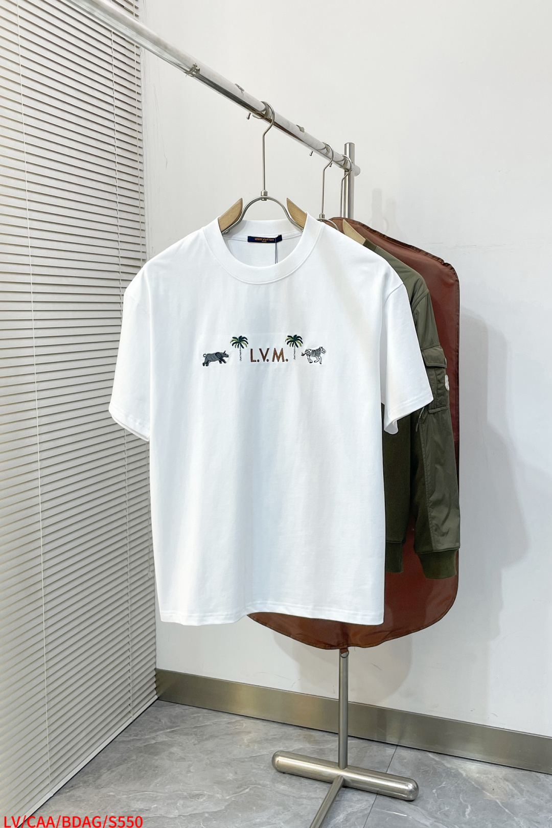 Louis Vuitton Couple Basic Clothing Cotton Black S-m-l-xl