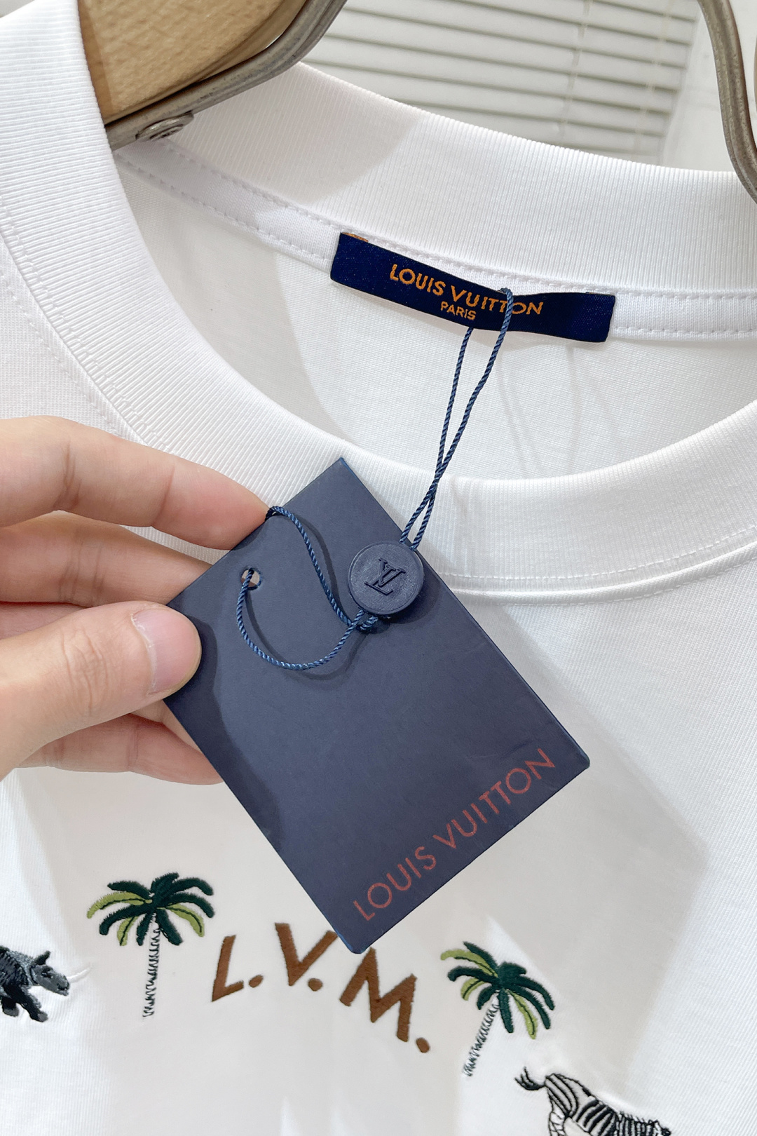 Louis Vuitton Couple Basic Clothing Cotton Black S-m-l-xl