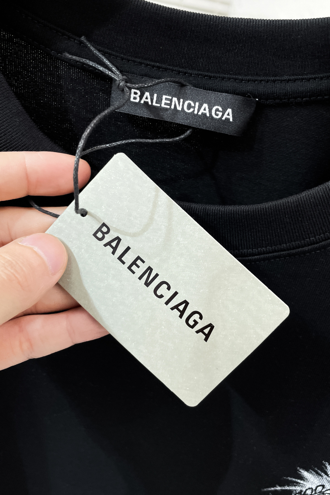 Balenciaga Couple Basic Clothing Cotton Black S-m-l-xl