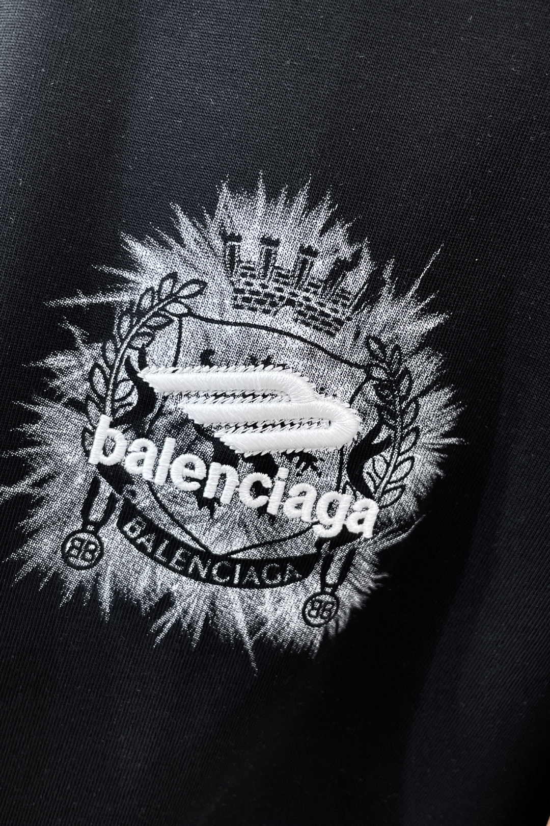Balenciaga Couple Basic Clothing Cotton Black S-m-l-xl