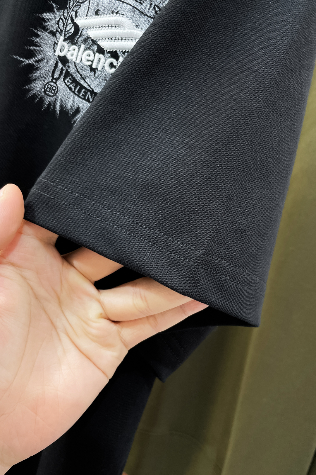 Balenciaga Couple Basic Clothing Cotton Black S-m-l-xl
