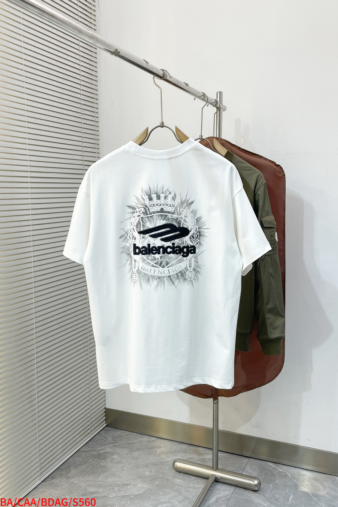 Balenciaga Couple Basic Clothing Cotton Black S-m-l-xl