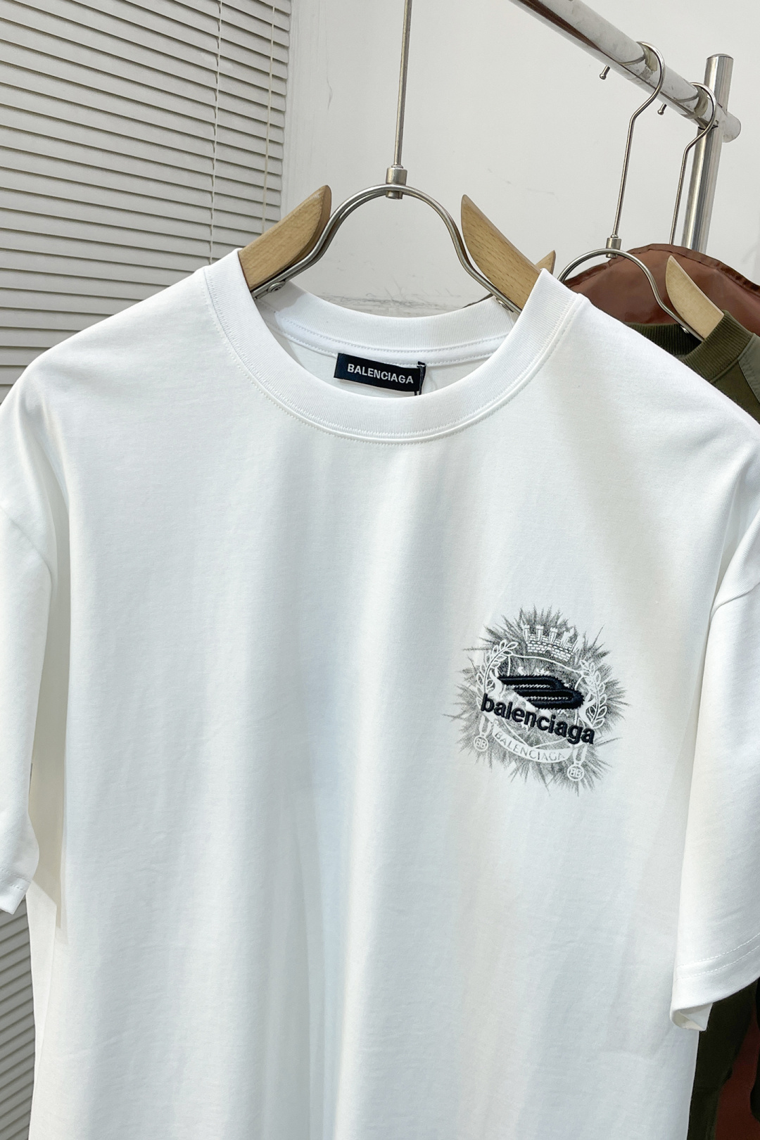 Balenciaga Couple Basic Clothing Cotton Black S-m-l-xl
