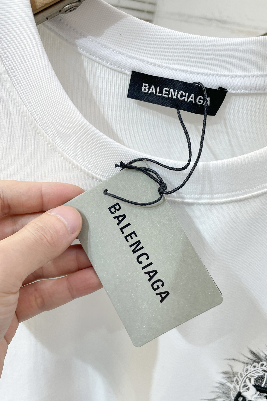 Balenciaga Couple Basic Clothing Cotton Black S-m-l-xl
