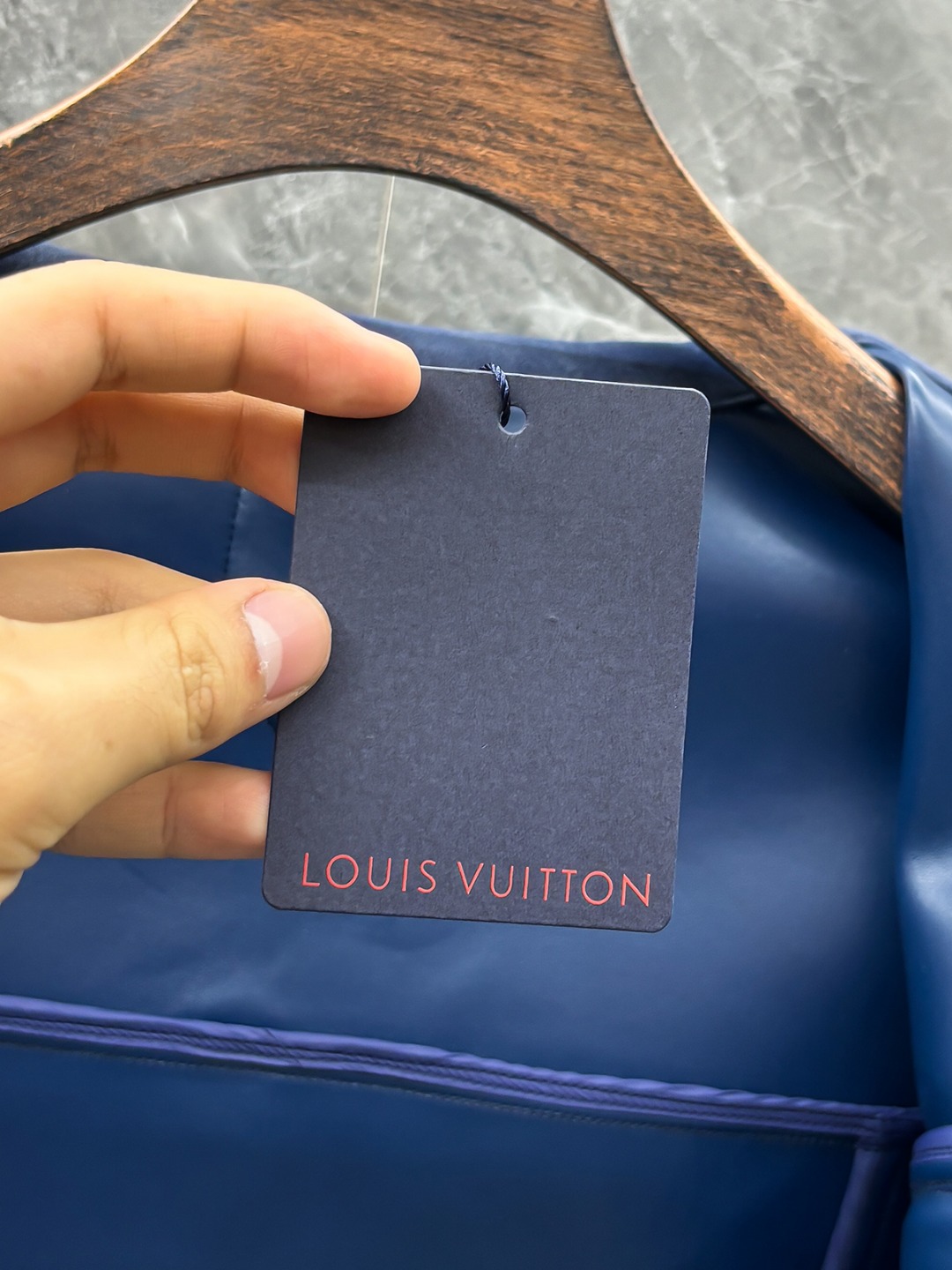 Louis Vuitton Male Jacket Blue S-l-xl