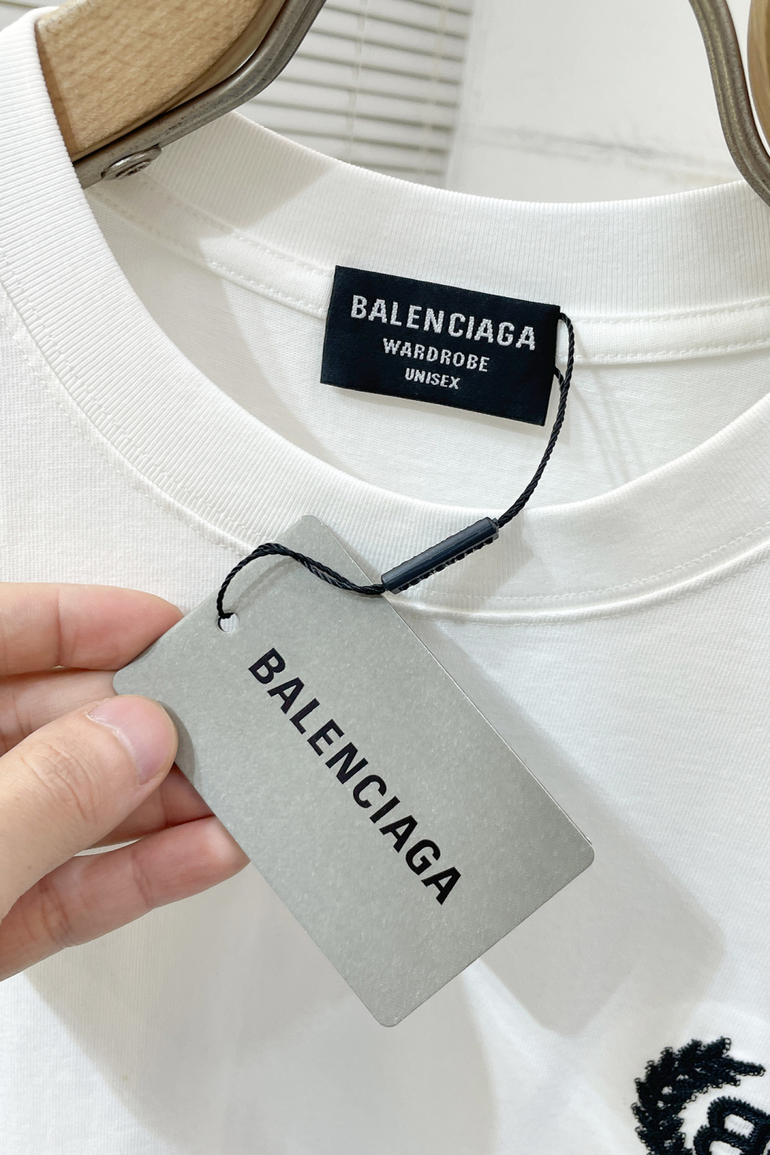 Balenciaga Couple Basic Clothing Cotton Black Loose Fit S-l-xl