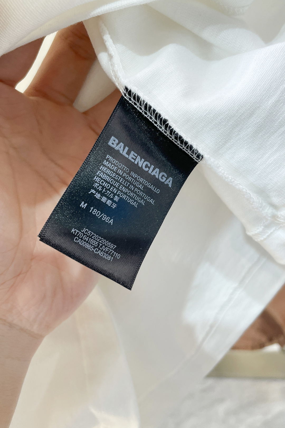 Balenciaga Couple Basic Clothing Cotton Black Loose Fit S-l-xl