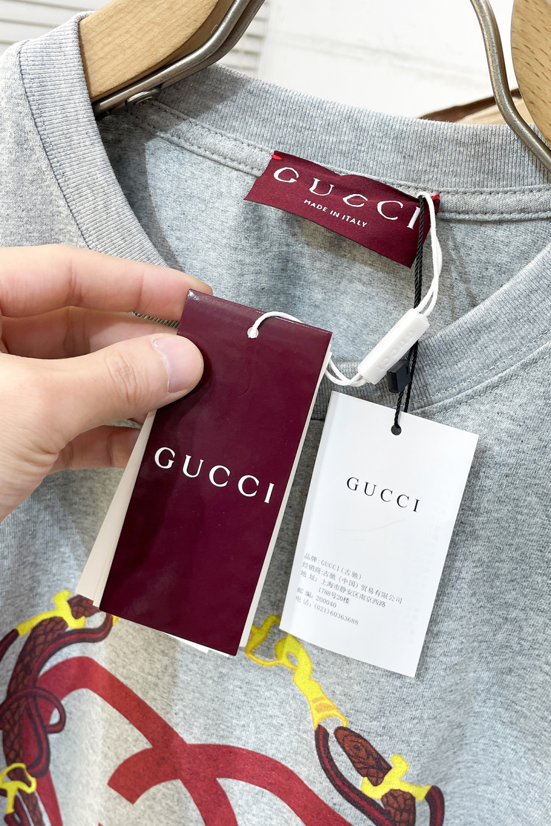 Gucci Couple Basic Clothing Cotton Printed S-l-xl