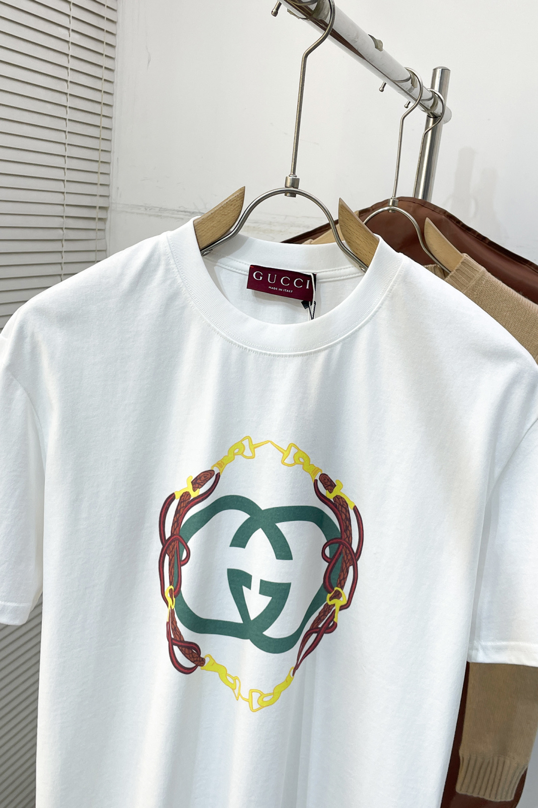 Gucci Couple Basic Clothing Cotton Printed S-l-xl