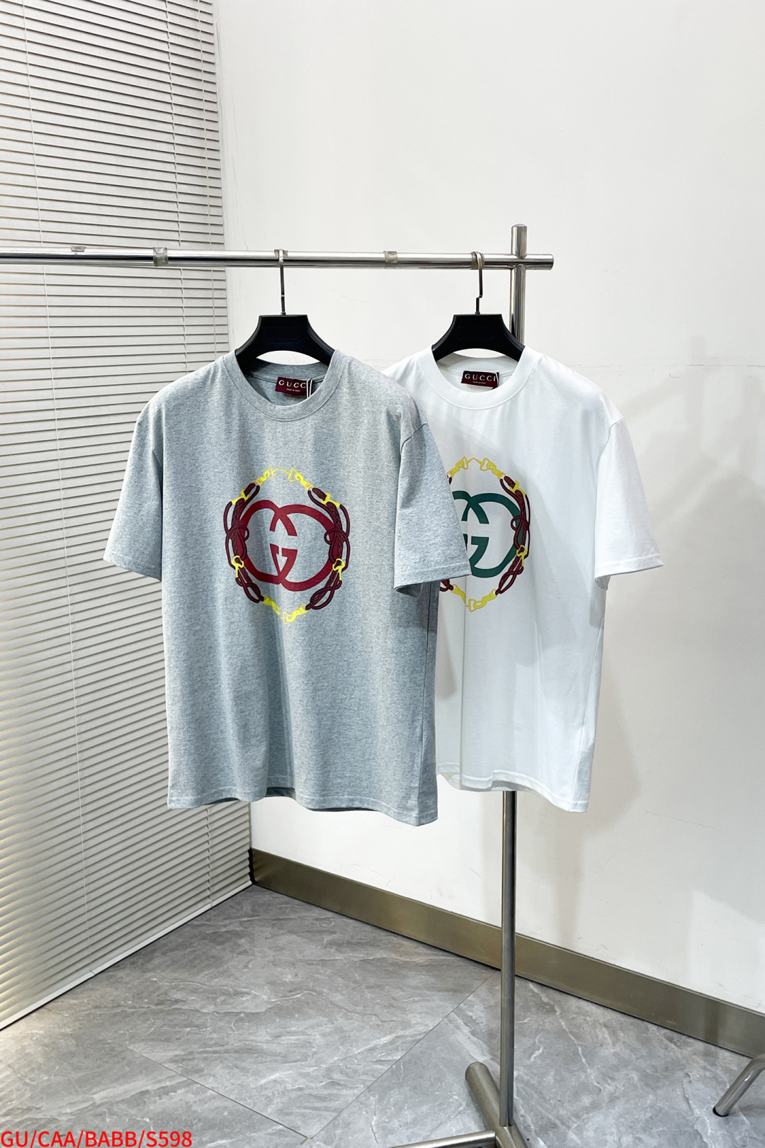 Gucci Couple Basic Clothing Cotton Printed S-l-xl