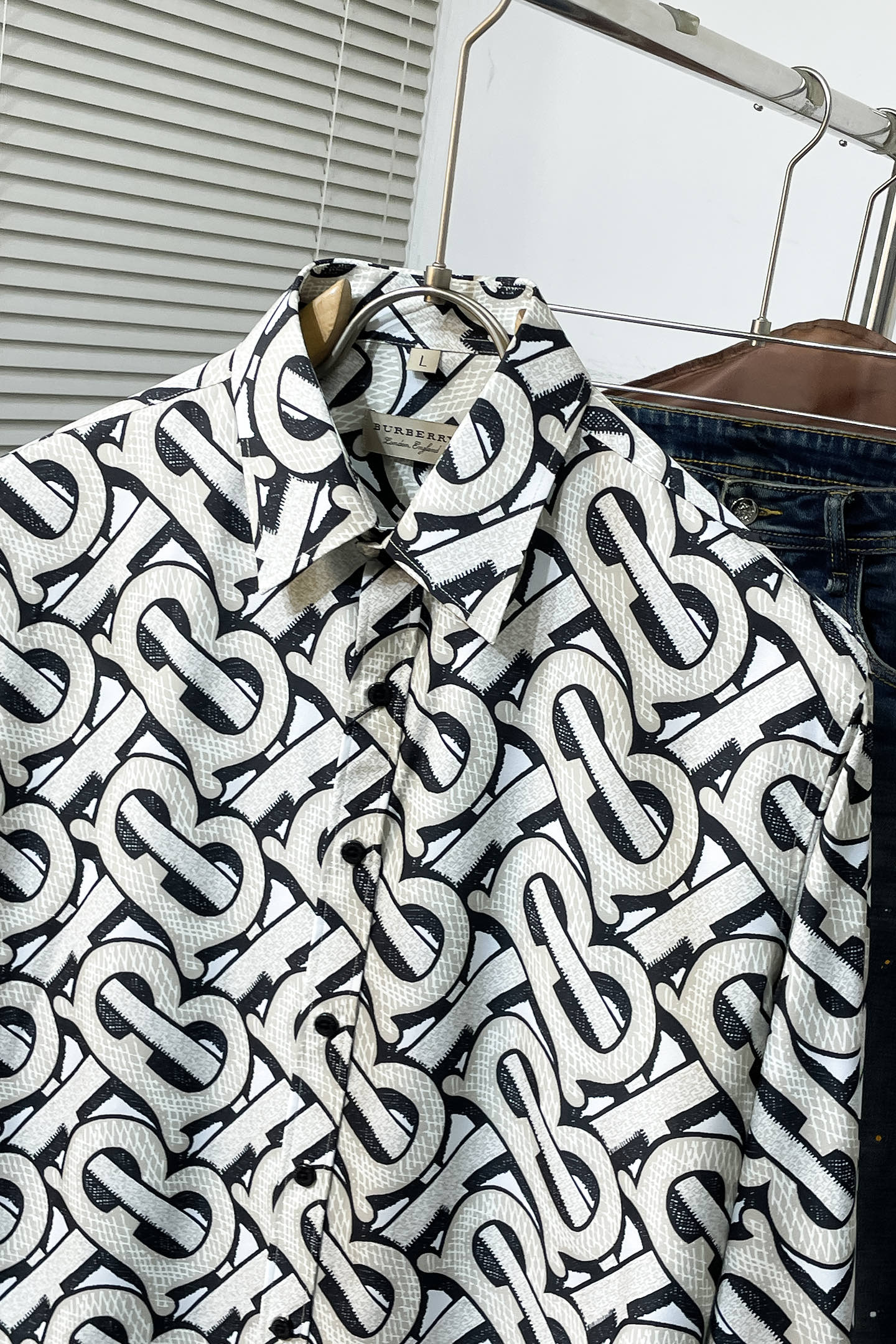 Burberry Shirt Printed M-l-xl