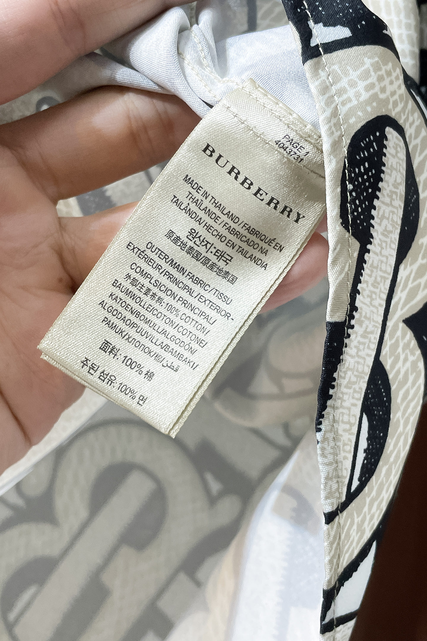 Burberry Shirt Printed M-l-xl