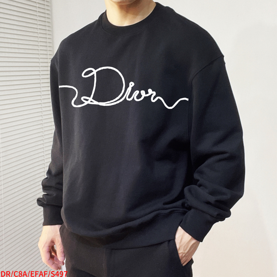 Dior Hoodie Cotton Printed S-m-xl