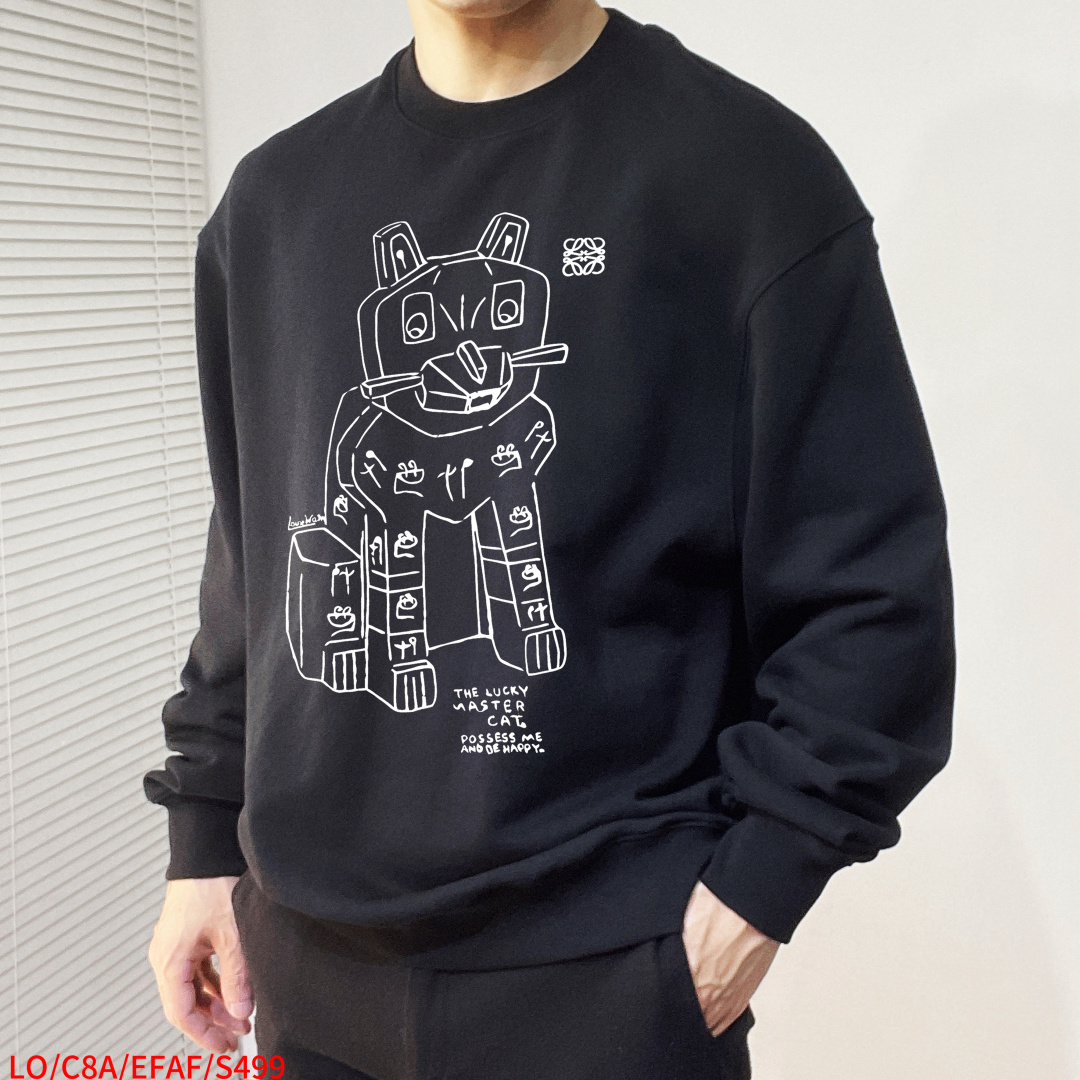 Loewe Hoodie Cotton Printed S-m-l-xl