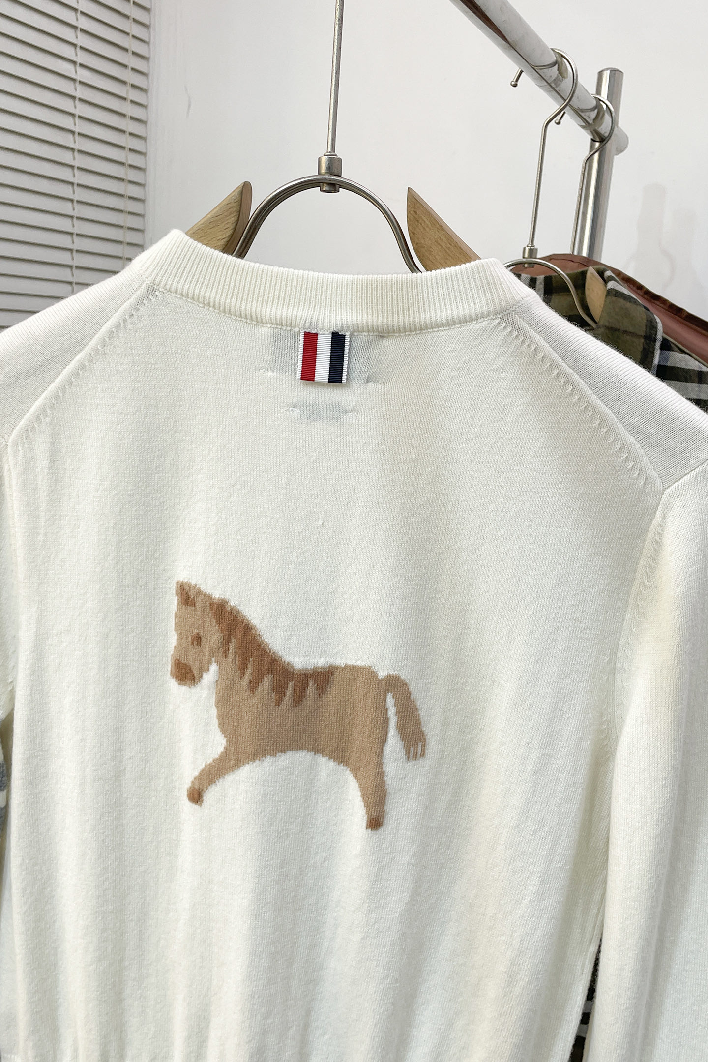 Thom Browne Long Sleeve Top Knitted Striped S-m-l