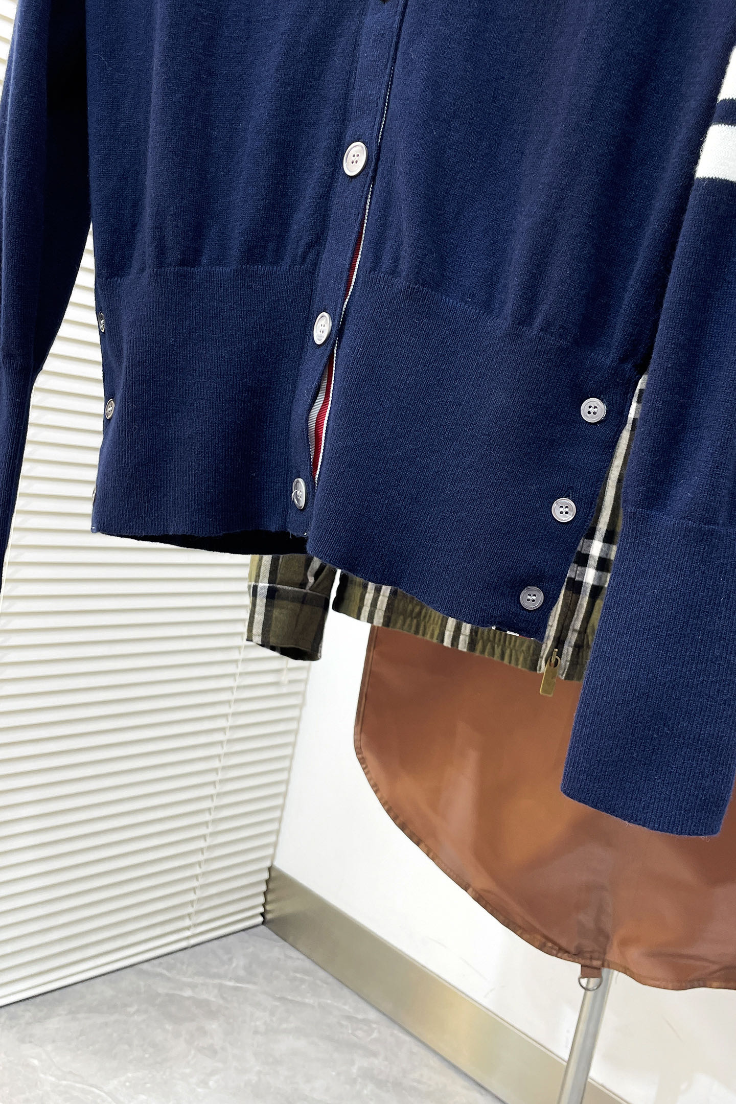 Thom Browne Long Sleeve Top Knitted Striped S-m-l