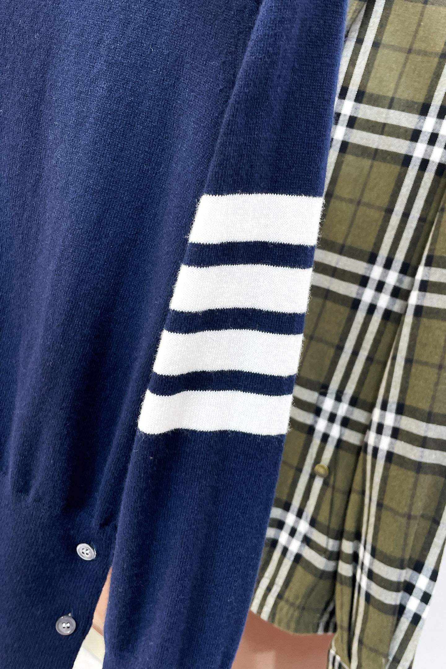 Thom Browne Long Sleeve Top Knitted Striped S-m-l