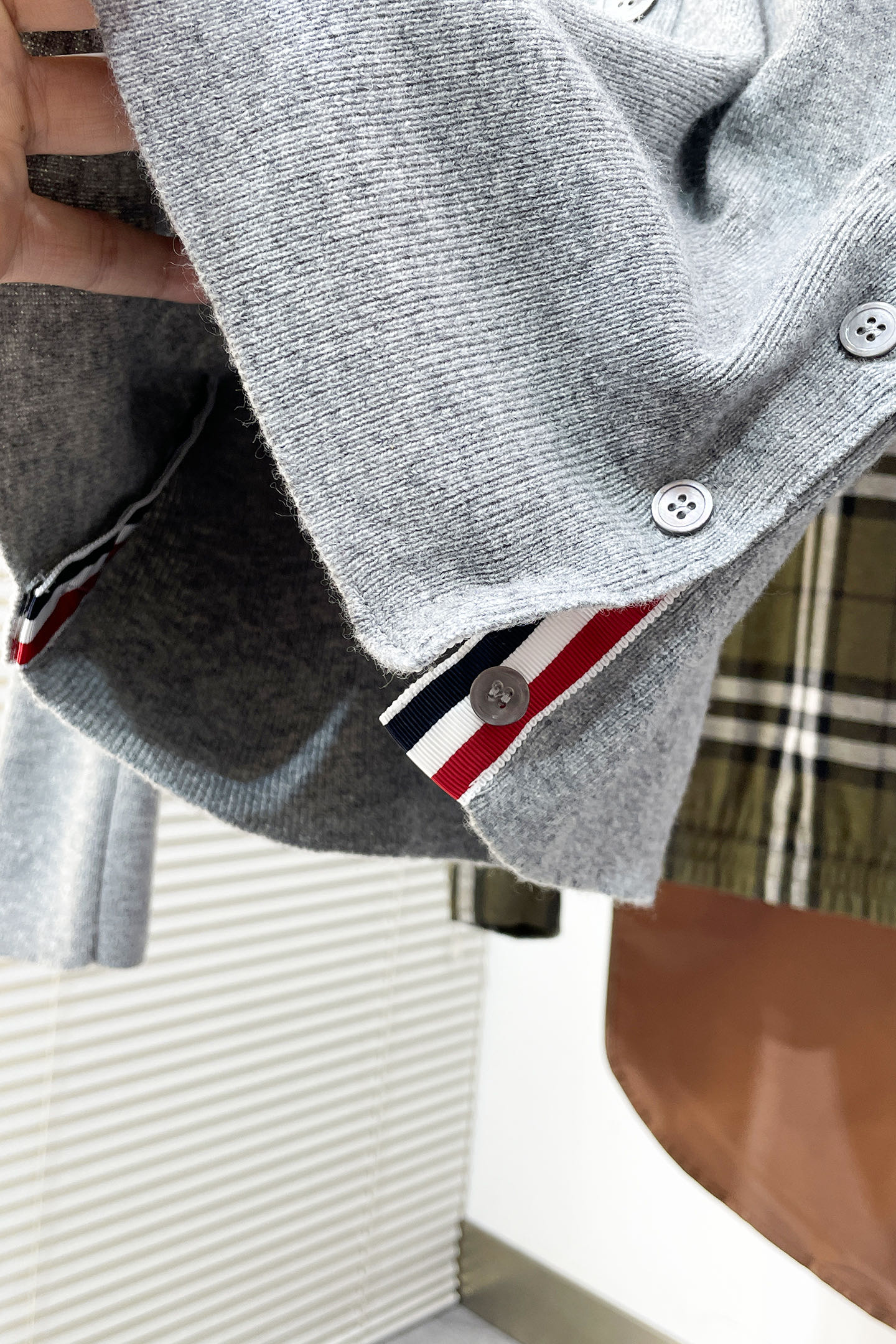 Thom Browne Long Sleeve Top Knitted Striped S-m-l