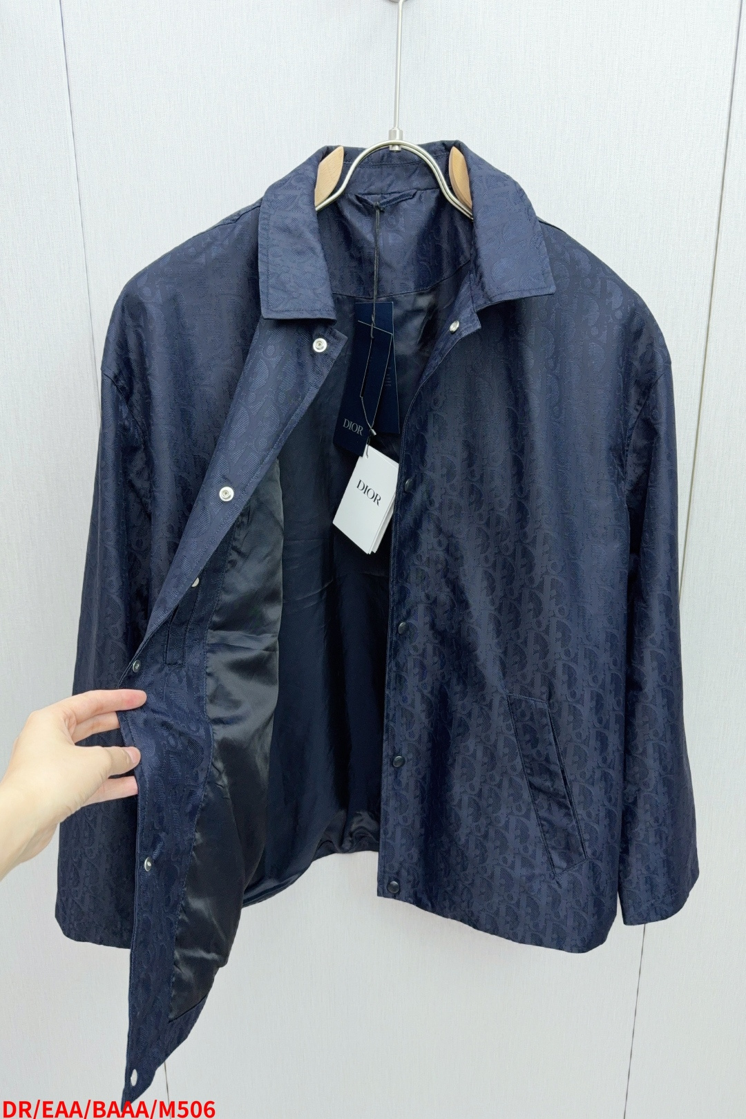 Dior Jacket Blue Printed S-m-l-xl