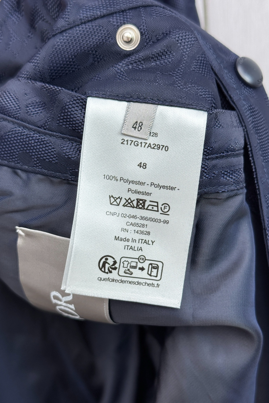 Dior Jacket Blue Printed S-m-l-xl