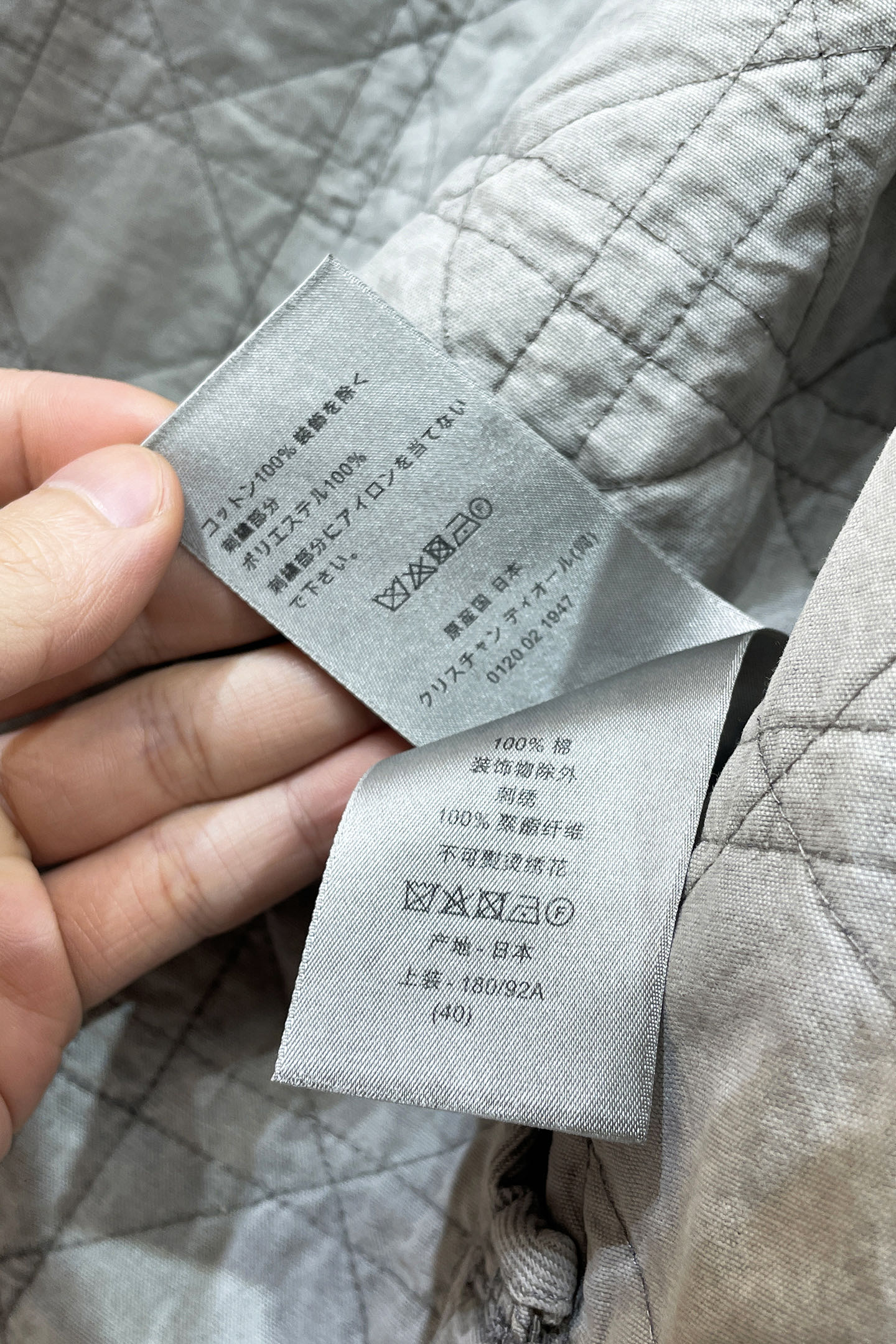 Dior Basic Clothing Cotton Gray S-xl
